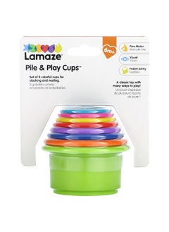 Lamaze Lamaze, Pile & Play Cups, 6 Months+, 8 Piece Set  - Image 1