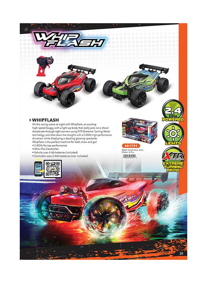 Whipflash Is A Cool And Speedy Rc Buggy That'S Designed For Fun And Excitement - Assorted color may vary