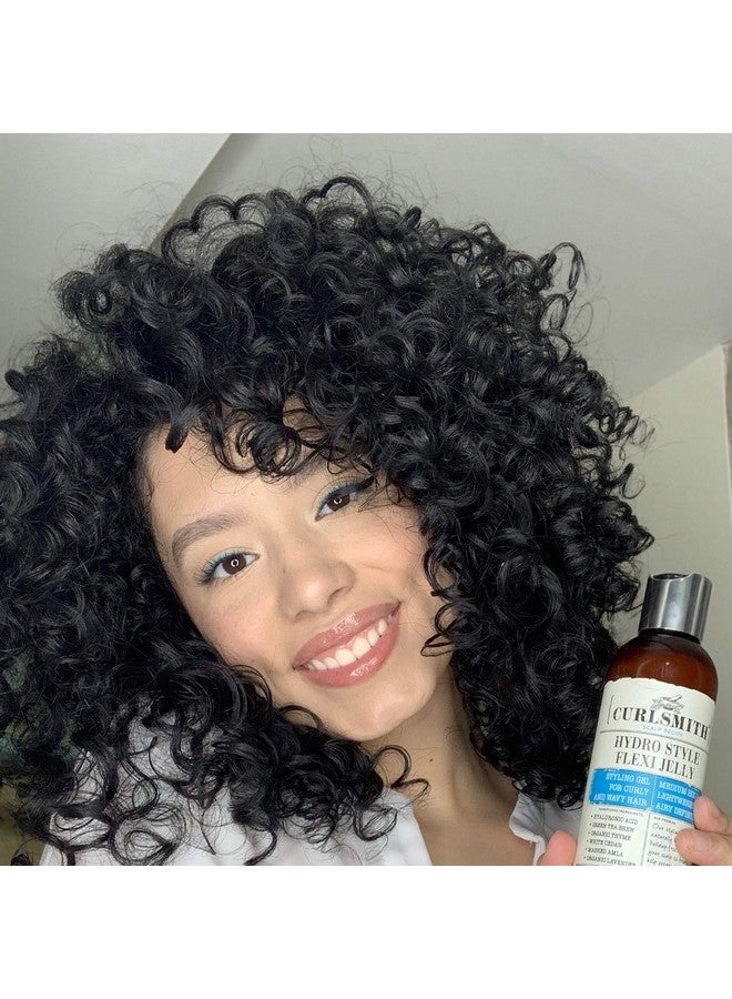 CURLSMITH Hydro Style Flexijelly Vegan Defining Gel For Wavy Curly Or Coily Hair (8Fl.Oz) - Image 5
