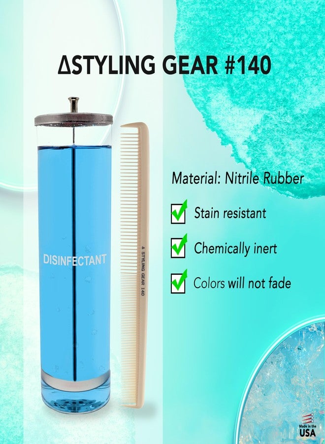 Styling Gear #140 Large Barber Combs Hair Comb Parting Braiding Wide Tooth Comb Beard Comb Hair Cutting 2 Piece - Image 5