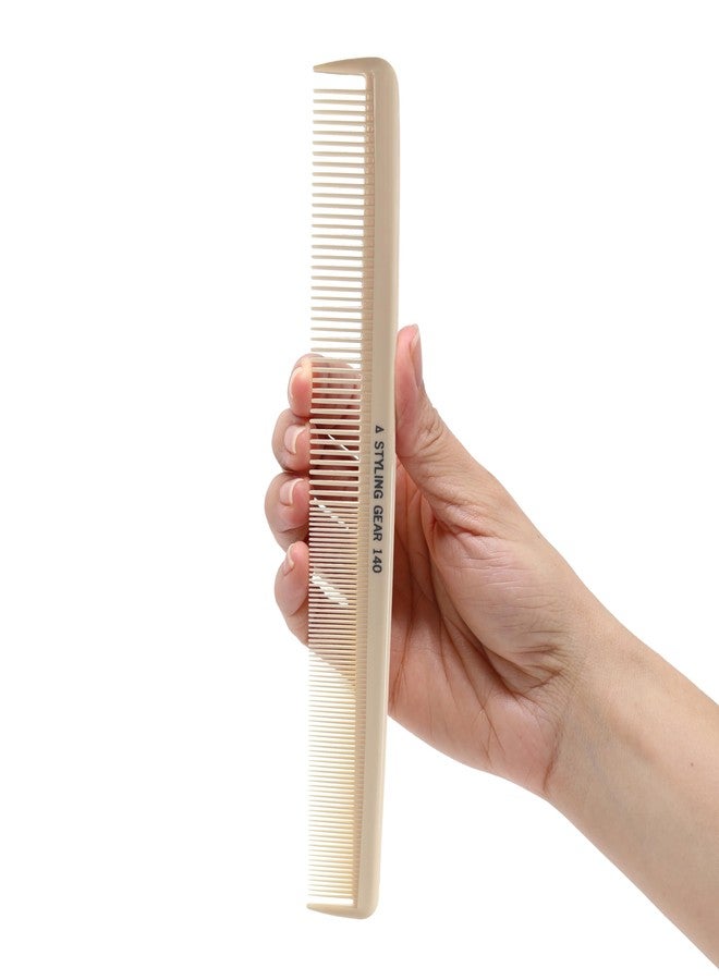 Styling Gear #140 Large Barber Combs Hair Comb Parting Braiding Wide Tooth Comb Beard Comb Hair Cutting 2 Piece - Image 2