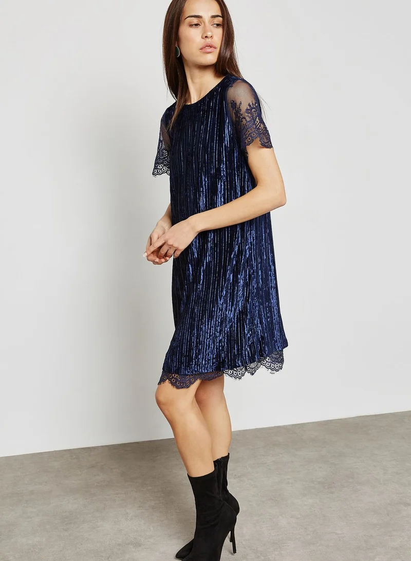Yumi  Lace Sleeve Detail Dress for Women | Best Price UAE