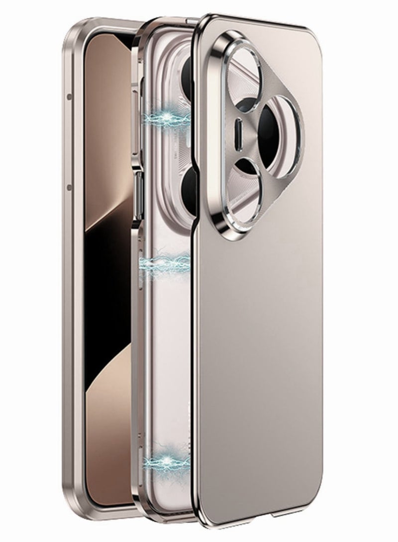 general Metal Frame Case Compatible with Huawei Pura 80 Pro/80 Pro Plus, Camera Protection Thin Shockproof Scratch-resistant Cover Magnetic Installation Housing - Image 1