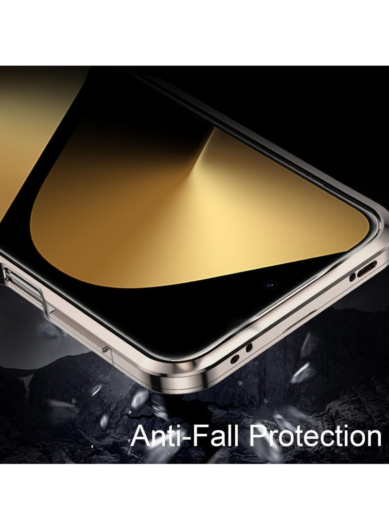 general Metal Frame Case Compatible with Huawei Pura 80 Pro/80 Pro Plus, Camera Protection Thin Shockproof Scratch-resistant Cover Magnetic Installation Housing - Image 5