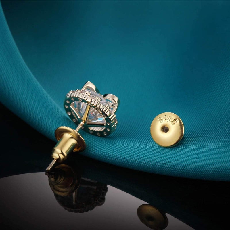 Catinee 925 Sterling Silver Earring Backs,Hypoallergenic Earring Backs Apply to Earring Back for Droopy Ears - Image 2