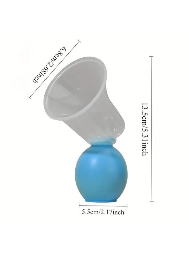 Portable Manual Breast Pump BPA Free No Electricity Needed Pink Wearable For Moms - Image 3