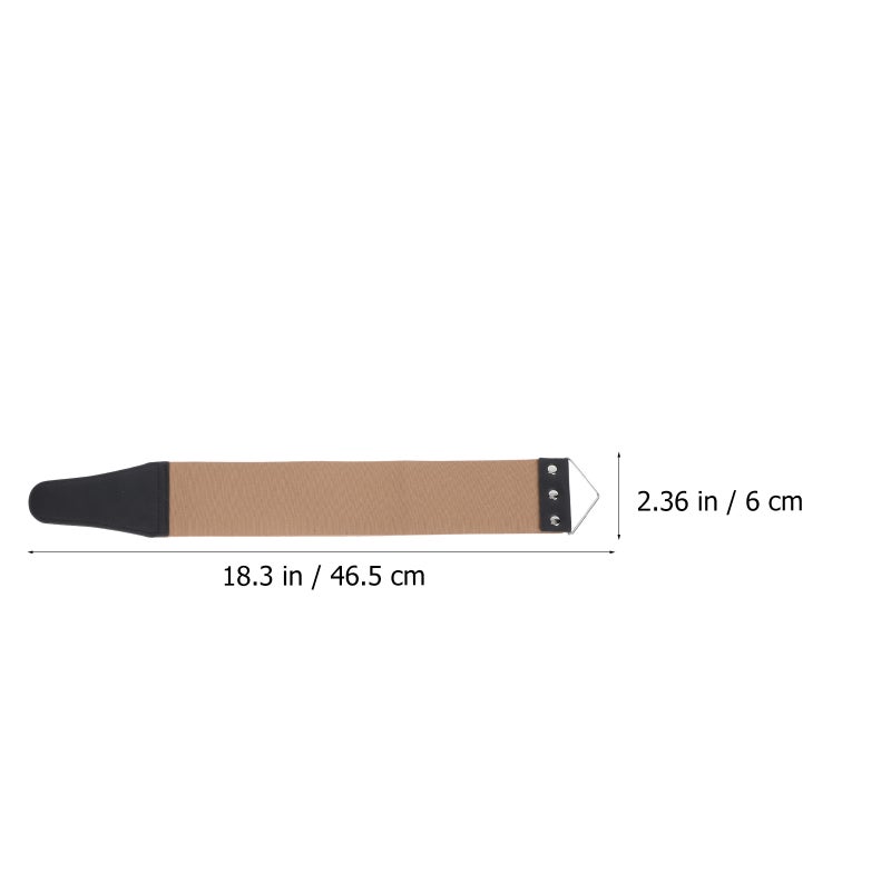 Sharpening Strop for Razor Blades, Dual-sided Manual Tool for Home and Barber Shop Use - Image 2
