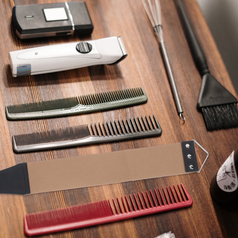Sharpening Strop for Razor Blades, Dual-sided Manual Tool for Home and Barber Shop Use - Image 4