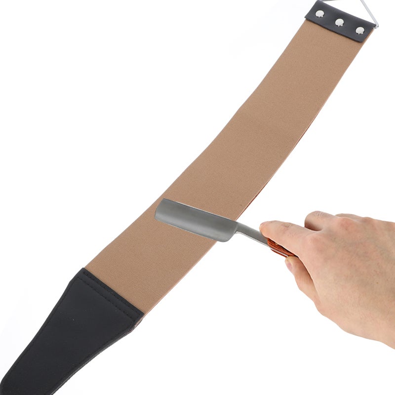 Sharpening Strop for Razor Blades, Dual-sided Manual Tool for Home and Barber Shop Use - Image 3