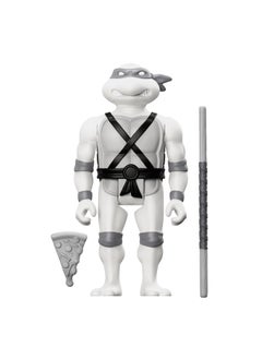 Super7 Teenage Mutant Ninja Turtles Donatello (Comic Grayscale) - 3.75" Tmnt Action Figure With Accessories Classic Cartoon Collectibles  - Image 1