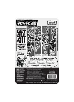 Super7 Teenage Mutant Ninja Turtles Donatello (Comic Grayscale) - 3.75" Tmnt Action Figure With Accessories Classic Cartoon Collectibles  - Image 2