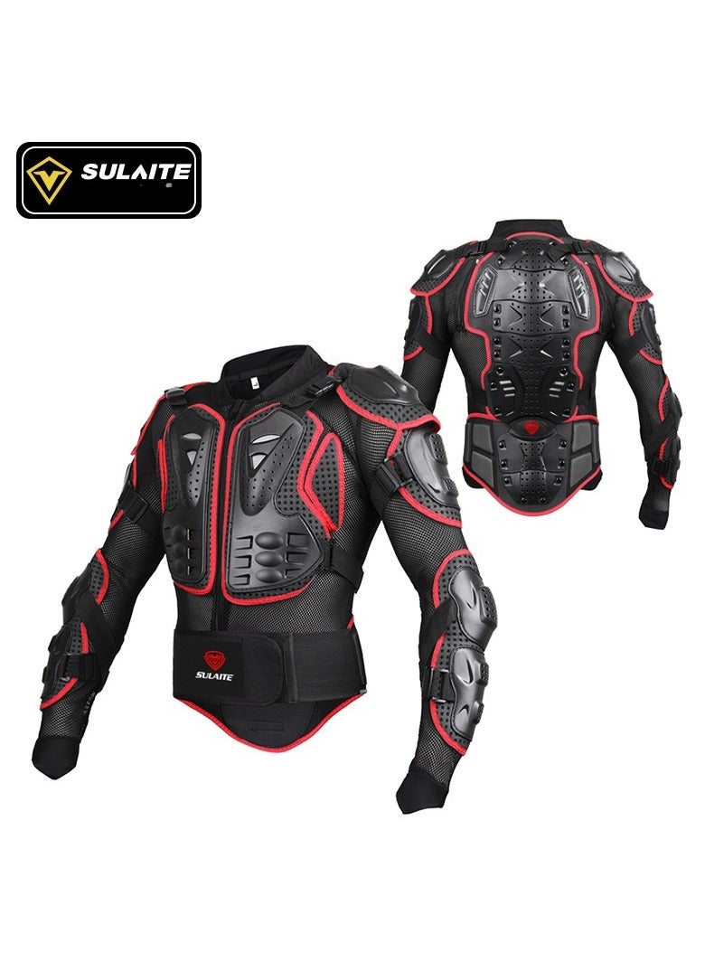 Sulaite Armor Vest,Motorcycle Protective Jacket for Men Sport MTB Racing Arm Chest Spine Full Body Protector Armor - Image 1