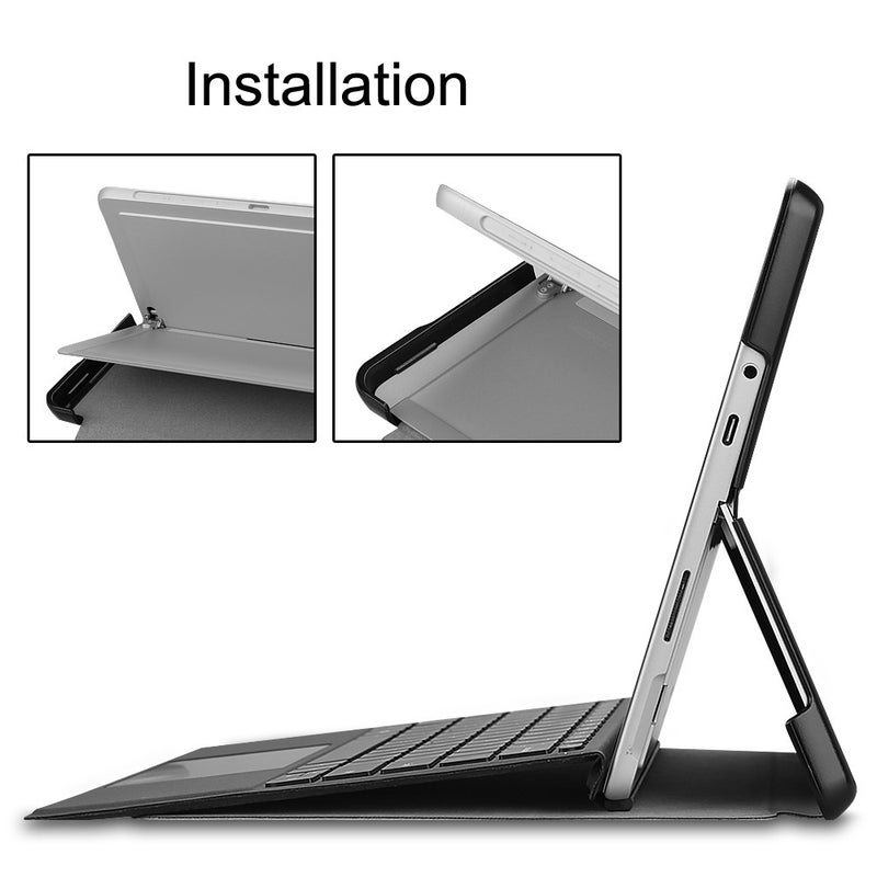 قلم إدراج بنمط كاستور مع غلاف لوحة المفاتيح لجهاز Microsoft Surface Go2/Surface Go 2020 - Image 4