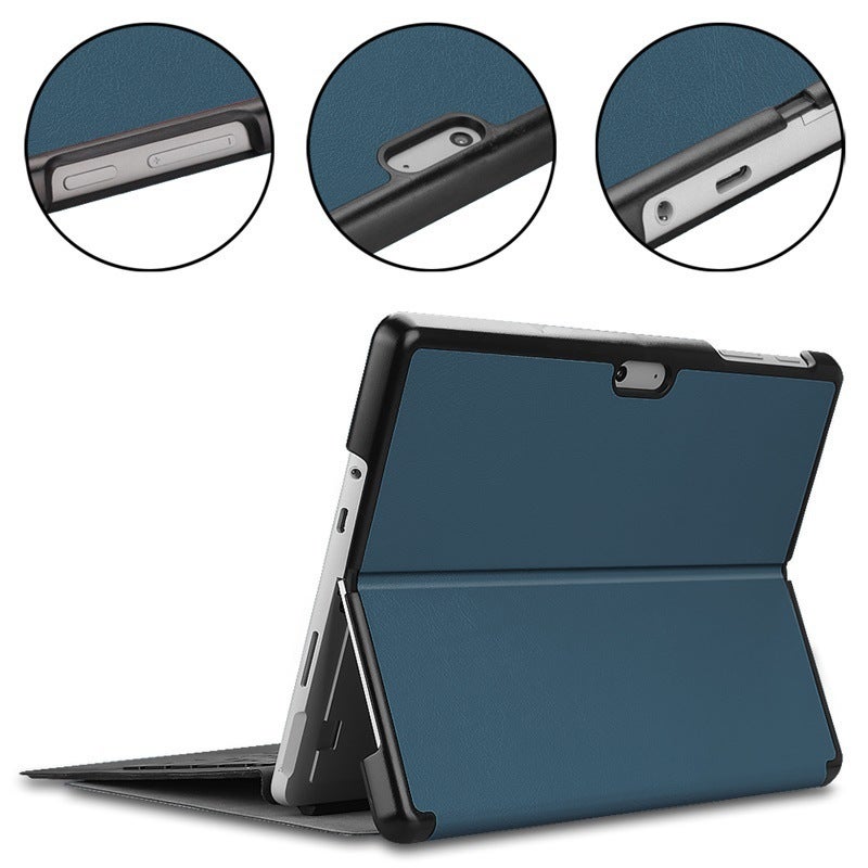 قلم إدراج بنمط كاستور مع غلاف لوحة المفاتيح لجهاز Microsoft Surface Go2/Surface Go 2020 - Image 1