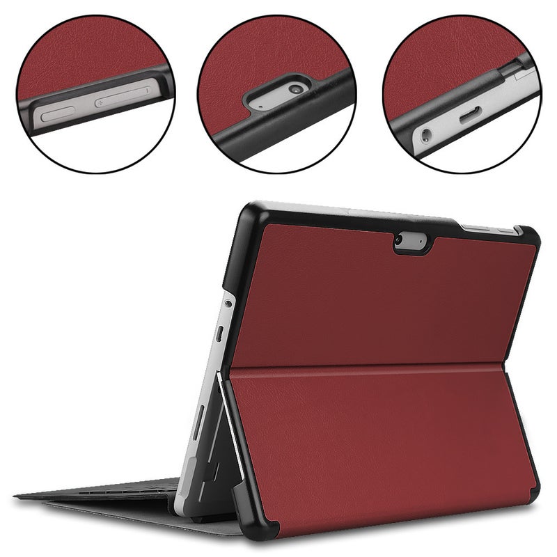 قلم إدراج بنمط كاستور مع غلاف لوحة المفاتيح لجهاز Microsoft Surface Go2/Surface Go 2020 - Image 2