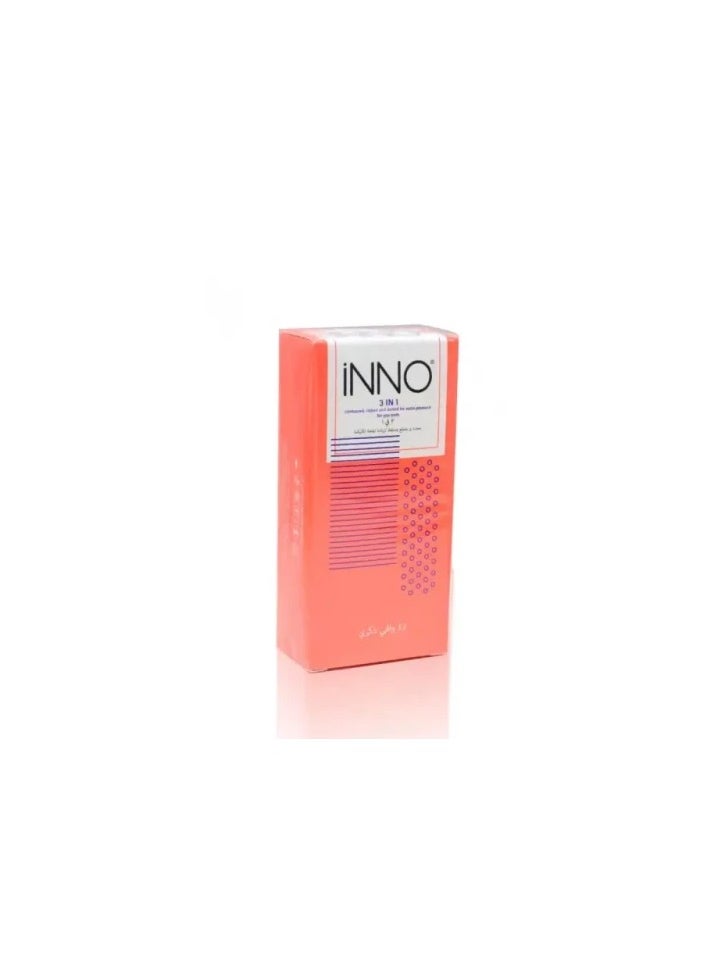 INNO Dotted and ribbed design condoms, 12 pieces 