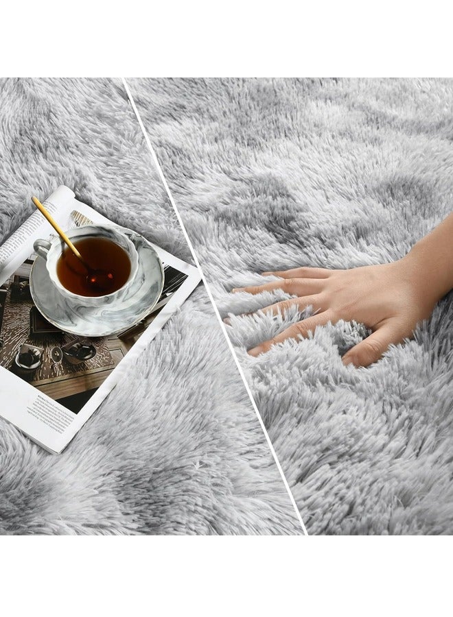 Optico Round Area Rug, Fluffy Rugs for Bedroom, Cute Rugs for Room, Fuzzy Rugs for Nursery Playroom, Circle Rugs Indoor Plush Circular Nursery Rugs Cute Cozy Area Rugs for Living Room for Kids Room, Carpet Rugs for Reading Nook - Image 4