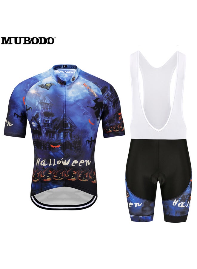 Mountain Bike Cycling Jersey Short-sleeved Suit, Uni, Suitable For Cycling Team Compeions, Downhill Suit, Quick-drying
