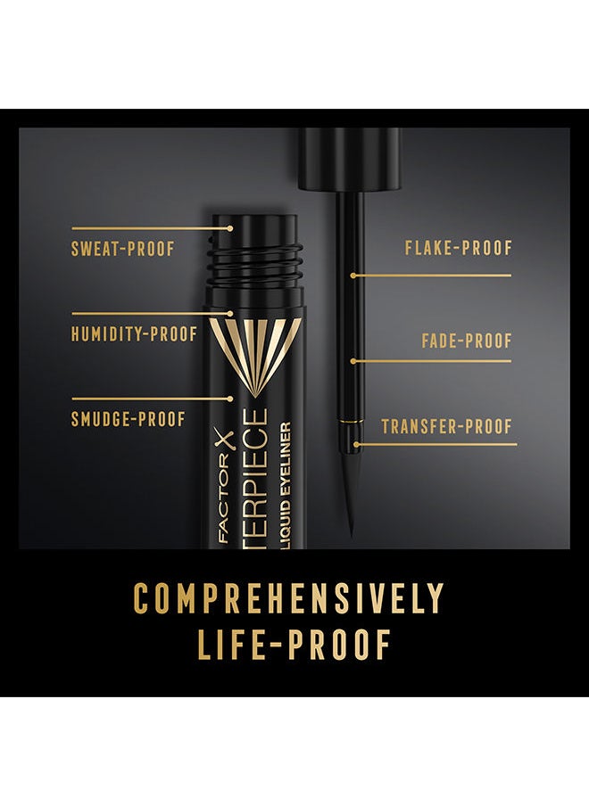 Max Factor Masterpiece Matte Liquid Eyeliner 01 Black  - Image 5
