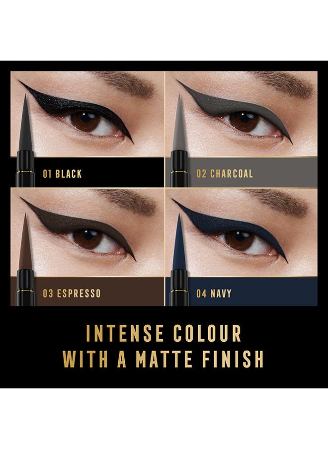 Max Factor - Masterpiece Matte Liquid Eyeliner 01 Black - Image 1