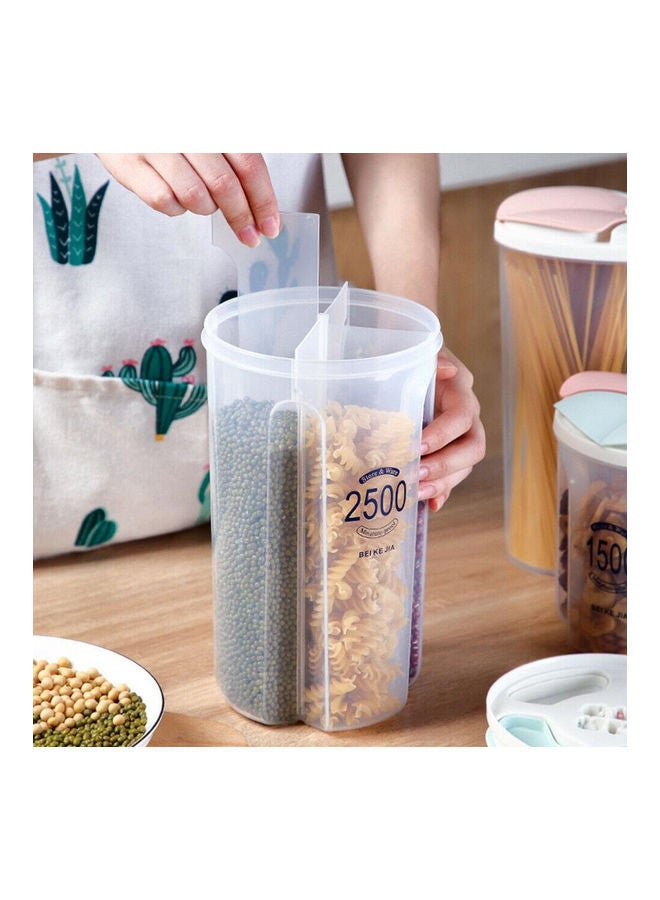 NIBEMINENT Airproof Seal Jar Large Food Container Multicolour 2500ml - Image 3