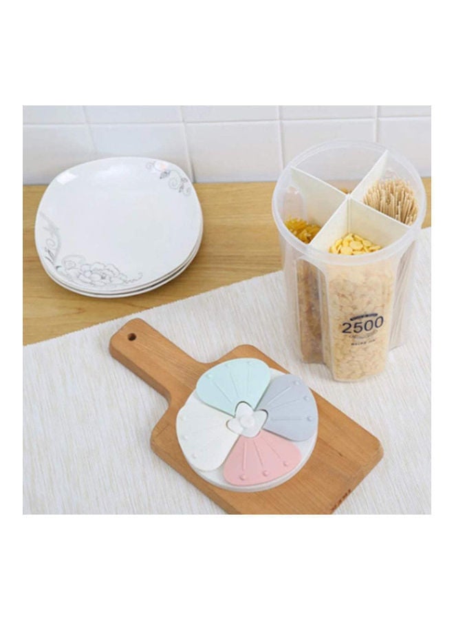 NIBEMINENT Airproof Seal Jar Large Food Container Multicolour 2500ml - Image 2