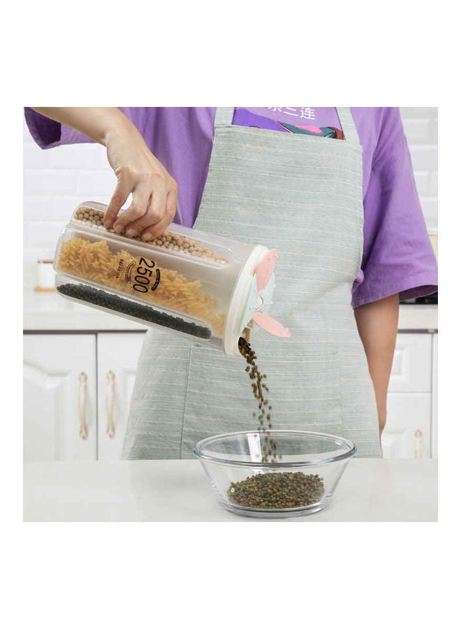 NIBEMINENT Airproof Seal Jar Large Food Container Multicolour 2500ml - Image 4