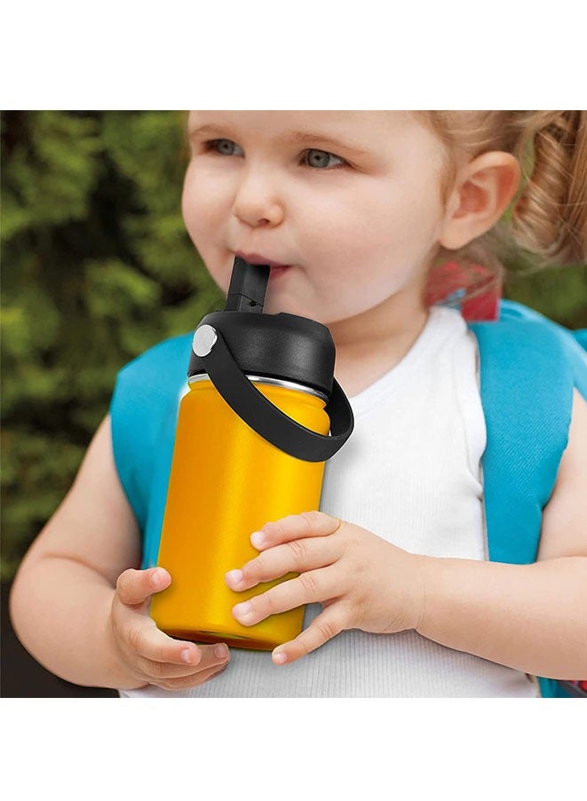 Muyixin Straw Lid for Hydroflask Wide Mouth 20 32 40 oz, Handle Replacement Lid Straws Cap Top Accessories (4 Straws And 2 Brushs)  - Image 5