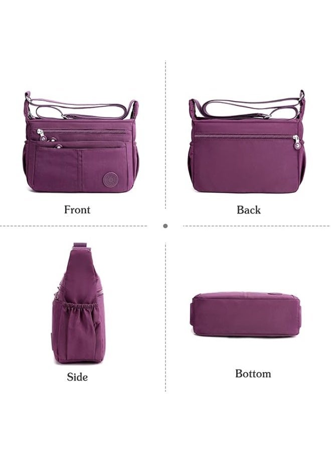 Lightweight Shoulder Bag Women's Shoulder Bags Sling Shoulder Bag Waterproof Nylon for Travel School Sports Shopping Crossbody Bag - Image 3