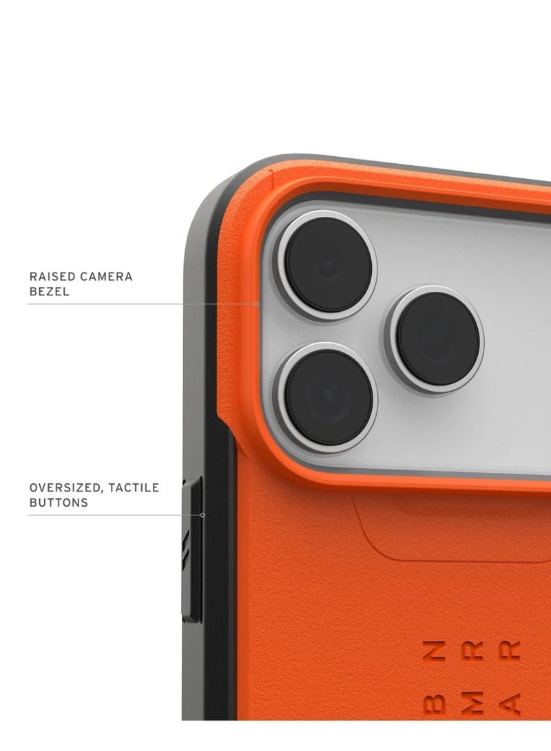 يو اي جي UAG CIVILIAN RUGGED MAGSAFE حافظة آيفون 17 برو ماكس - برتقالي - Image 5