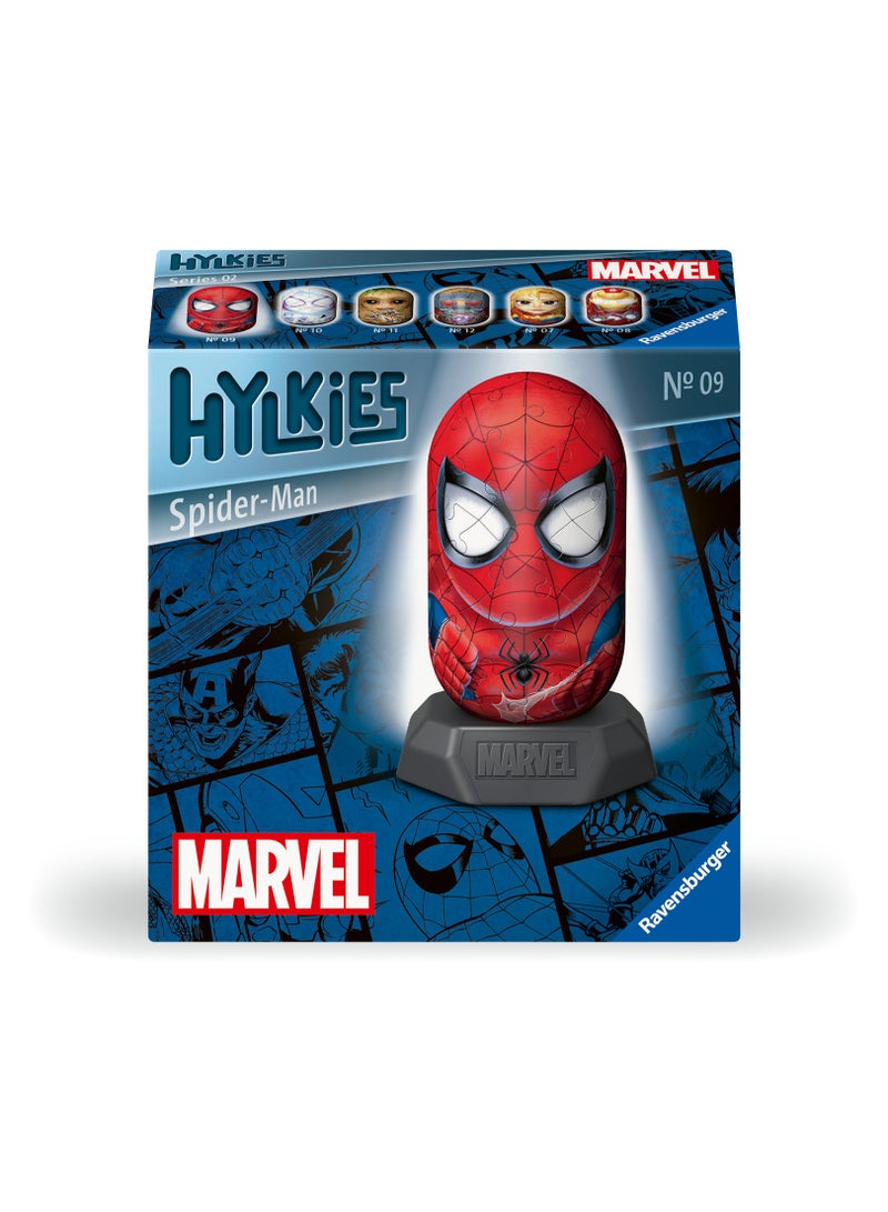 Ravensburger لعبة رمي السهام سبايدر مان من هيلكيس مع هدف فيلكرو ناعم بتصميم أبطال مارفل الخارقين، آمنة للعب داخل وخارج المنزل للأطفال، تعزز التنسيق والتركيز، ممتعة لعشاق مارفل من عمر 4 سنوات فما فوق، 54 قطعة - Image 3