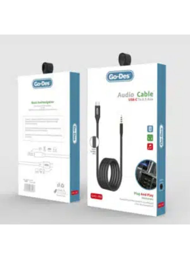 GO-DES Go Des Gac-365 Type-c To Aux Audio Cable - Image 2