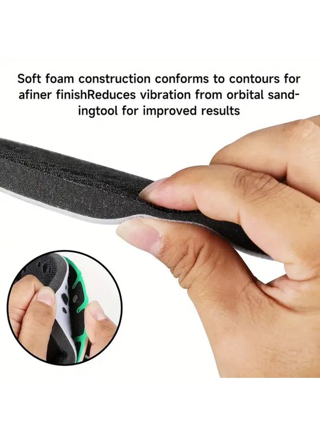 2Pcs 150mm Soft Grinding Pad 17 Hole Vacuum Interface Flexible Foam Cushion Layer for Sander Polisher - Image 5