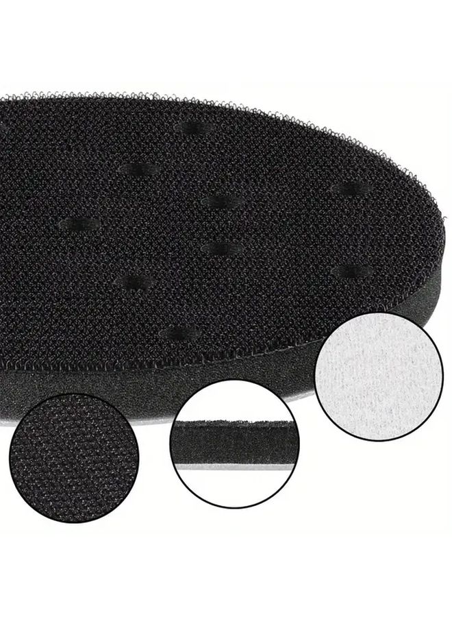 2Pcs 150mm Soft Grinding Pad 17 Hole Vacuum Interface Flexible Foam Cushion Layer for Sander Polisher - Image 4