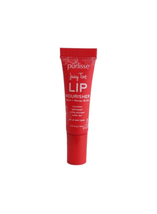 Purlisse pürlisse Juicy Tint Moisturizing Tinted Lip Balm for Women - Hydrating Lip Treatment for Dry Cracked Lips - Enriched with Shea Butter & Jojoba Oil for Plumper Soft Lips - Ruby Shine (.38 oz) - Image 4