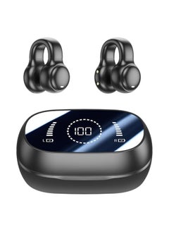 General Wireless Bluetooth earbuds, open-ear earbuds, sports earbuds, clip-on headphones, noise cancellation, waterproof, Hi-Fi sound quality, suitable for playing games, listening to music (LED display)  - Image 1