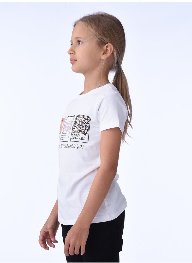 Victor and jane Girls T-shirt - Offwhite - Image 5