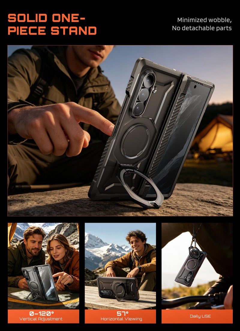 SUPCASE for Galaxy Z Fold 8 Ultra Case, Glass & Privacy Screen Protectors - Image 3