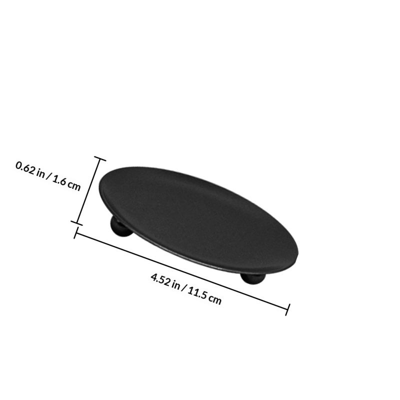 Iron Art Candle Holder Desktop Candle Plate Wedding Candleholder Adornment Tabletop Decor - Image 2