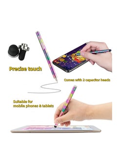 NOVOLAN NOVOLAN Magnetic Fidget Pen, Multifunctional Retractable Ballpoint Pen with 13 Magnetic Rings, 3 Pen Refills, 12 Steel Balls, 2 Stylus Tips, Creative Magnetic Toy Pen for Stress Relief  - Image 5