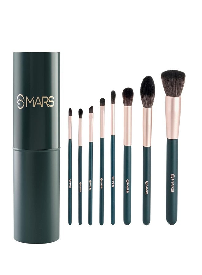 Tools of Titan Brush Set of 8 with Holder | Face & Eyes Makeup Brush Set with Ultra Soft Bristles (PACK OF 8)-SH7711 - Image 1
