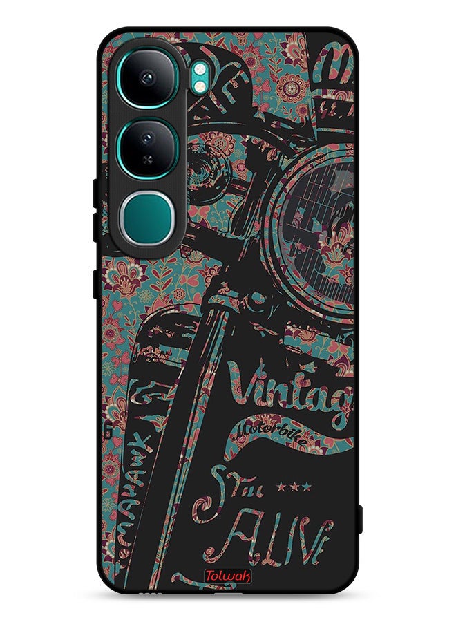Tolwak vivo Y300 5G Protective Case Cover Vintage Motorbike - Image 1