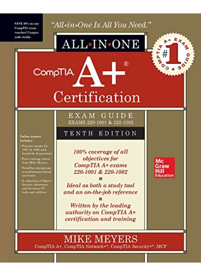 null - Comptia A+ Certification Allinone Exam Guide Tenth Edition Exams 2201001 & 2201002 By Meyers, Mike Paperback - Image 1