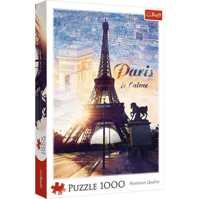 Trefl - Paris At Dawn Shaped Puzzle 1000 Pieces - 10394 - Image 1