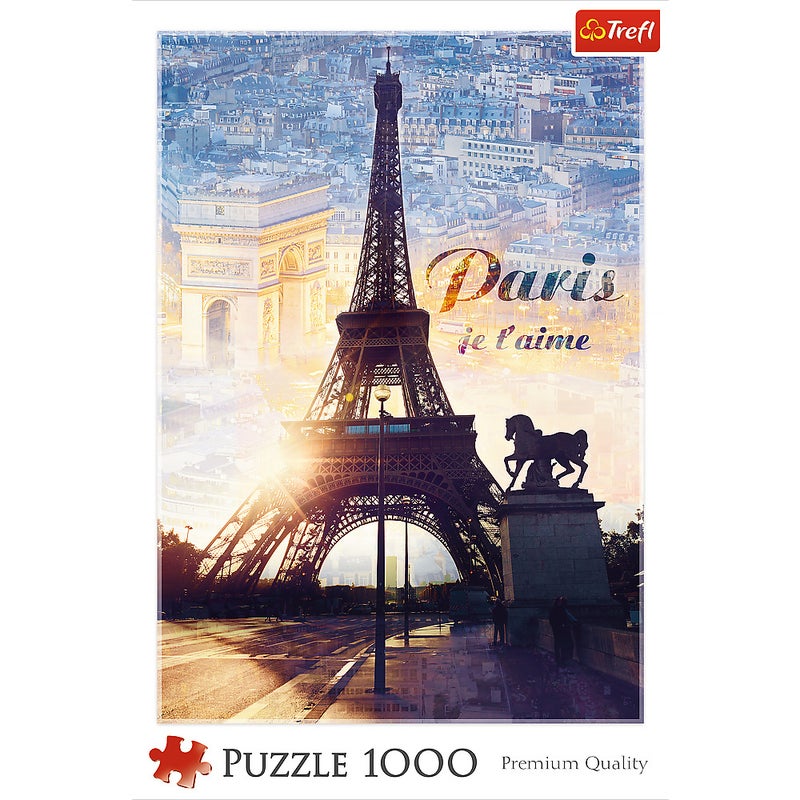 Trefl - Paris At Dawn Shaped Puzzle 1000 Pieces - 10394 - Image 2
