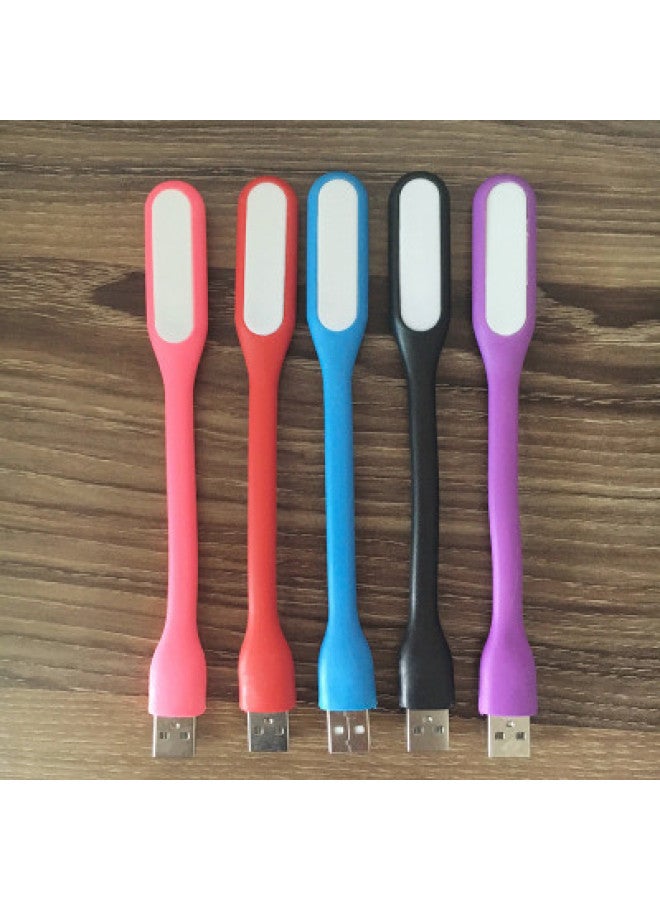 USB Light LED Portable Light White Light Eye Protection Computer Notebook USB Light Creative Mini Portable Night Light Universal-Color:Mixed Color (random Color, Faster Delivery)  - Image 1