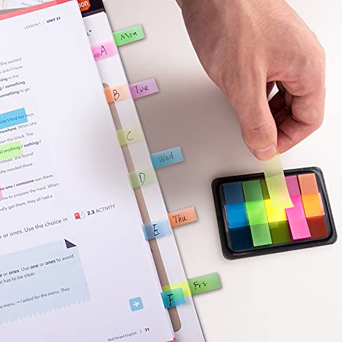 Golcellia 300 Pcs, Transparent Sticky Notes, Page Markers, Sticky Tabs, Label Stickers, Pop Up Index Tabs, Flags Stickers - Image 3
