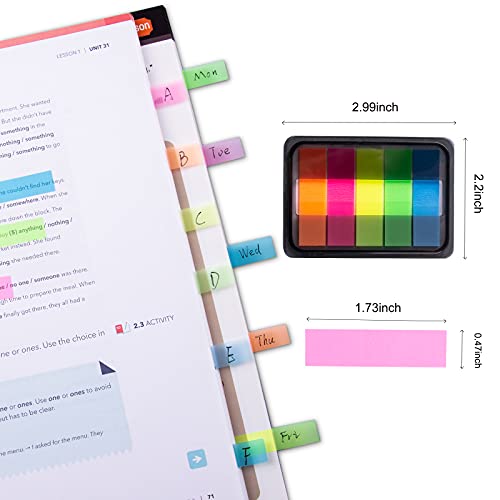 Golcellia 300 Pcs, Transparent Sticky Notes, Page Markers, Sticky Tabs, Label Stickers, Pop Up Index Tabs, Flags Stickers - Image 2