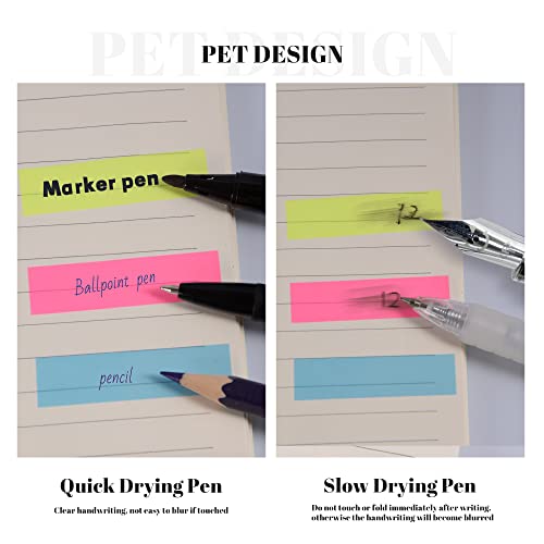 Golcellia 300 Pcs, Transparent Sticky Notes, Page Markers, Sticky Tabs, Label Stickers, Pop Up Index Tabs, Flags Stickers - Image 5
