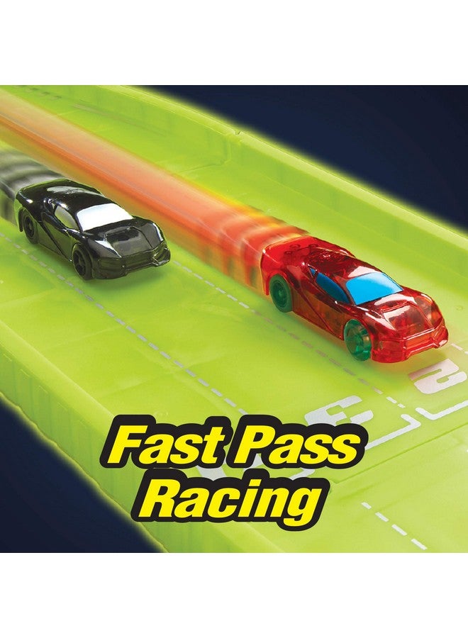 Ontel Magic Tracks Rocket Racers Remote Controlled Race Car Vs Pace Car Track Set - Image 3